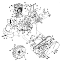 Page B Diagram and Parts List for 215-447-401 1995 Yard Man Tiller